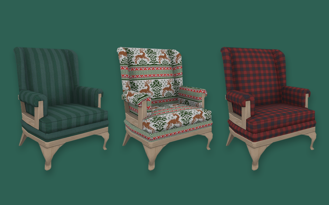 Cozy Christmas Chair 2020 Edition