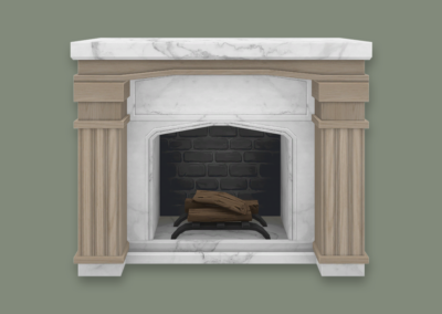 RH Neo Classical Fireplace