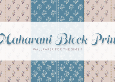Maharini Block Print Wallpaper