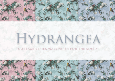 Hydrangea – Cottage Series Wallpaper