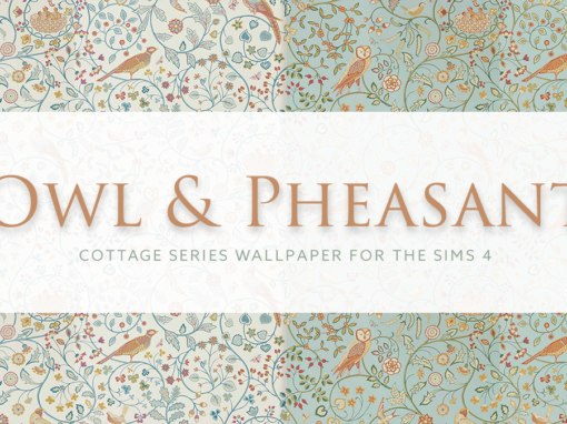 Owl & Pheasant – Cottage Series Wallpaper