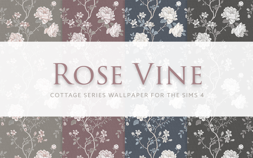 Rose & Vine – Cottage Series Wallpaper