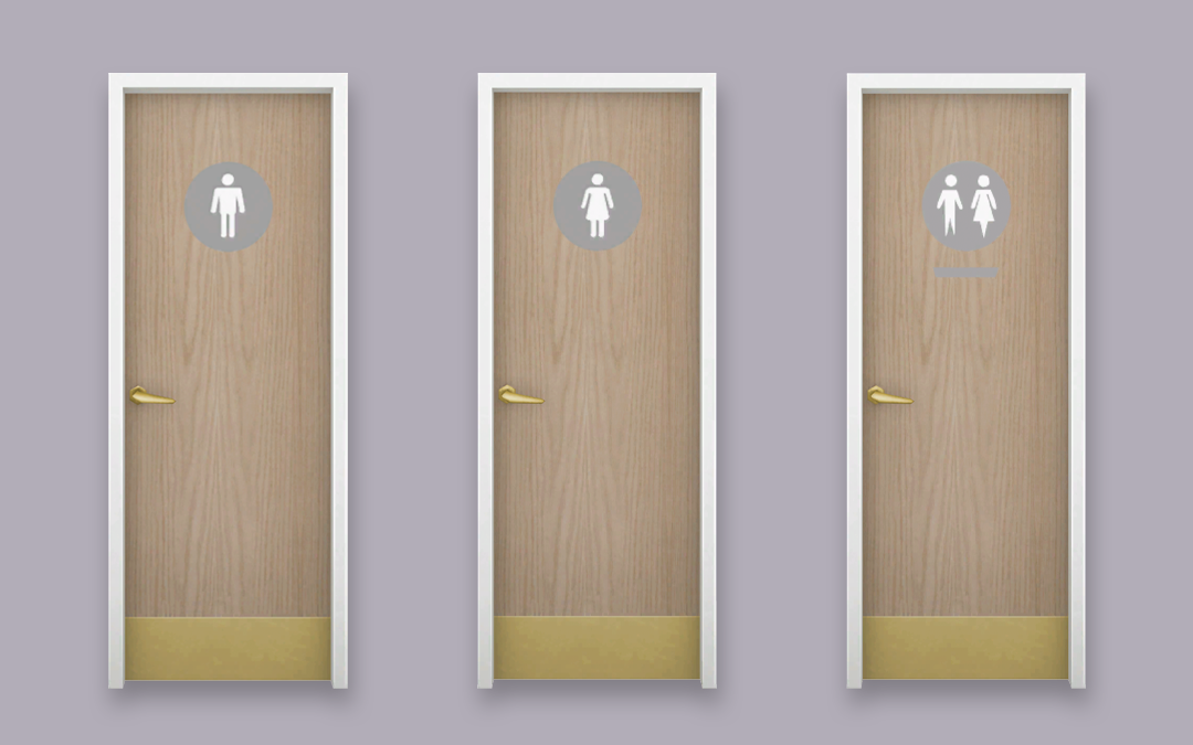 RH Restroom Doors