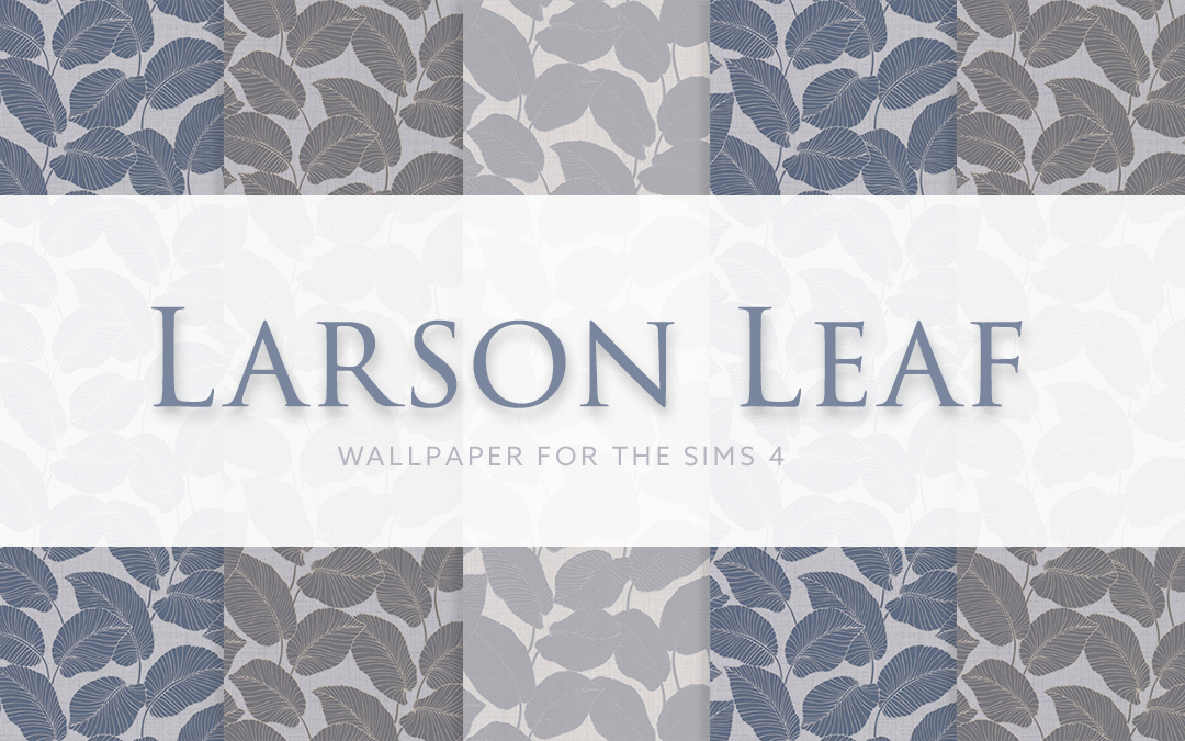 Larson Leaf Wallpaper