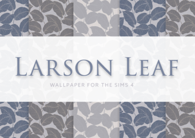 Larson Leaf Wallpaper