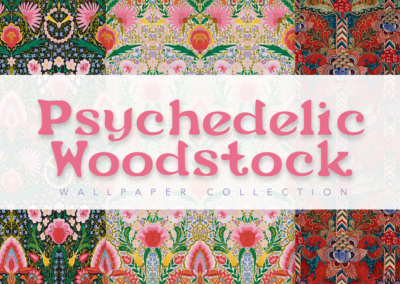 Psychedelic Woodstock Wallpaper