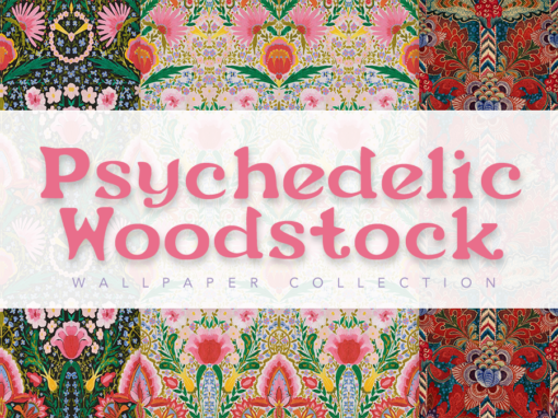Psychedelic Woodstock Wallpaper