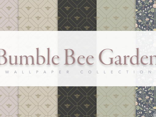 Bumble Bee Garden Wallpaper