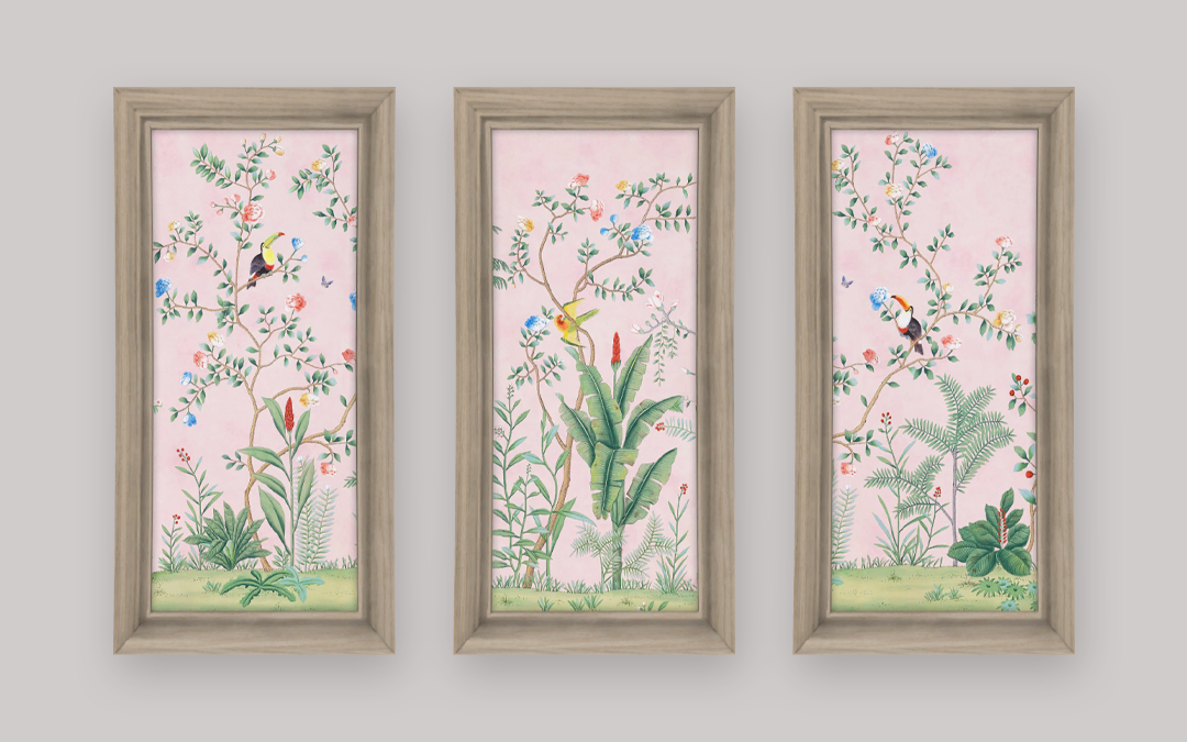 Silk Framed Panels