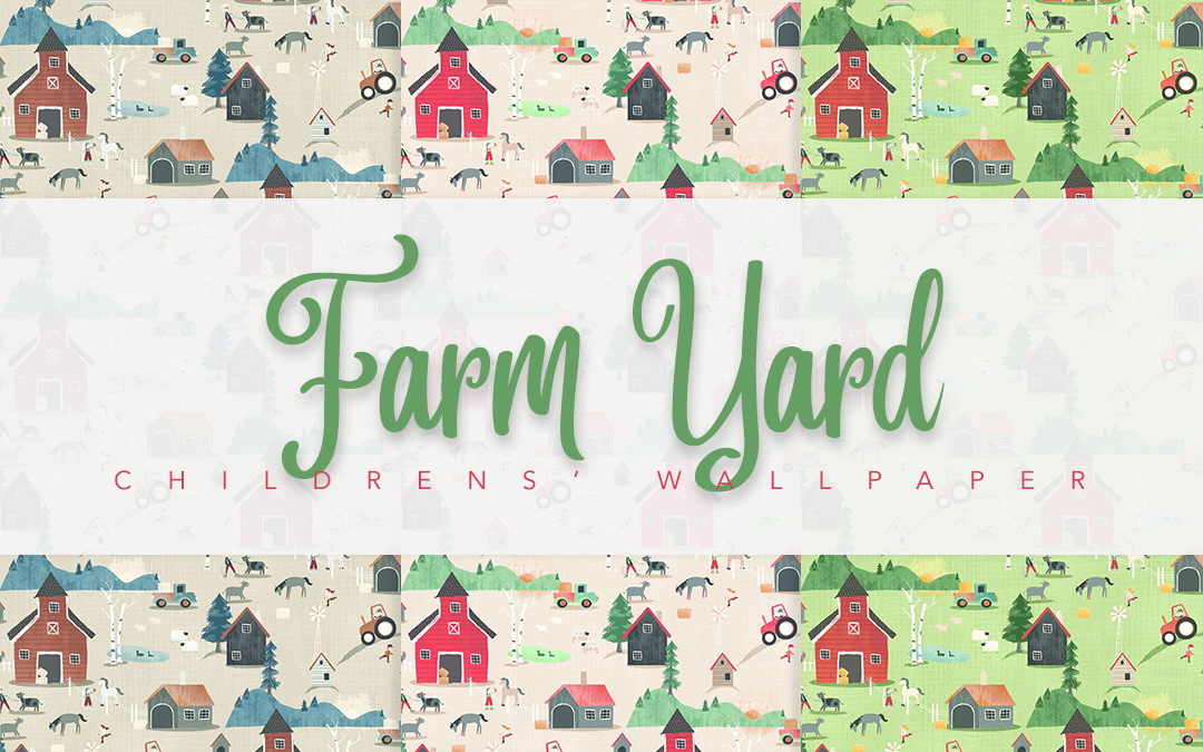 Farm Yard Children’s Wallpaper