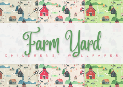 Farm Yard Children’s Wallpaper