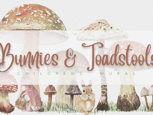 Bunnies & Toadstools Children’s Mural